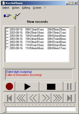 RecOnPhone Screenshot